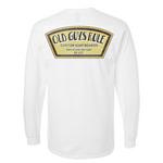 Men's Old Guys Rule Golden Badge Long Sleeve T-Shirt - Thumbnail 1 of 2