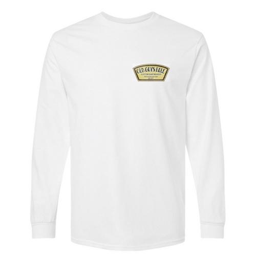 Men's Old Guys Rule Golden Badge Long Sleeve T-Shirt - Primary Image