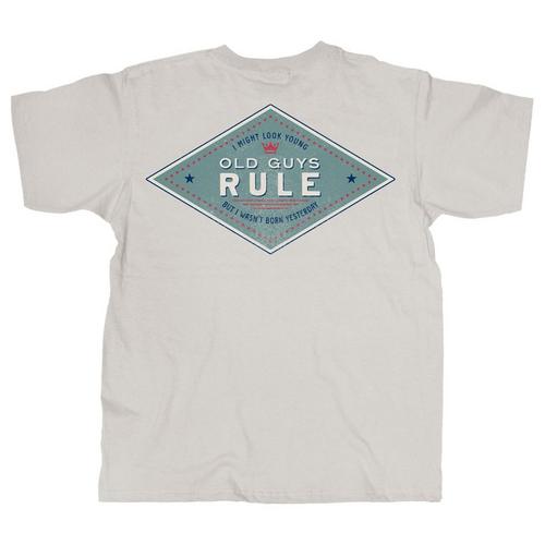 Men's Old Guys Rule Vintage Label T-Shirt - Primary Image