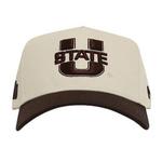 NO RIVALS Utah State Aggies Espresso Adjustable Hat - Thumbnail 1 of 4