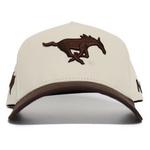 NO RIVALS SMU Mustangs Espresso Adjustable Hat - Thumbnail 1 of 4