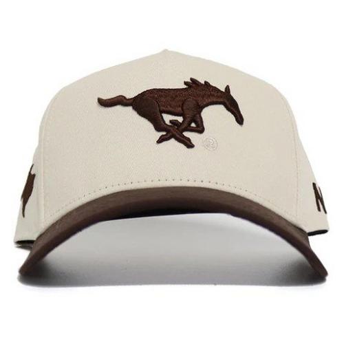 NO RIVALS SMU Mustangs Espresso Adjustable Hat - Primary Image