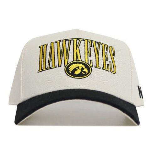 NO RIVALS Iowa Hawkeyes Retro Adjustable Hat - Primary Image