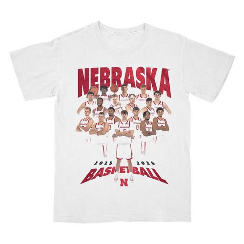 Campus Ink Nebraska Cornhuskers Basketball Team T-Shirt - Primary Image