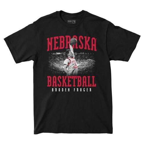 Campus Ink Nebraska Cornhuskers Braden Frager Arena T-Shirt - Primary Image