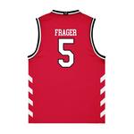 Campus Ink Nebraska Cornhuskers Braden Frager #5 Basketball Jersey - Thumbnail 2 of 3