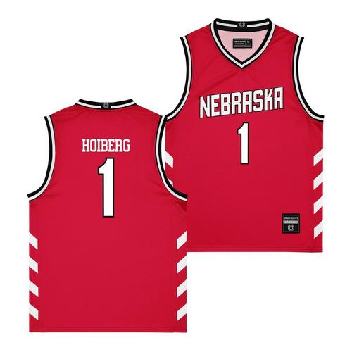 Campus Ink Nebraska Cornhuskers Sam Hoiberg #1 Basketball Jersey - Primary Image