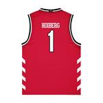 Campus Ink Nebraska Cornhuskers Sam Hoiberg #1 Basketball Jersey - Thumbnail 2 of 3