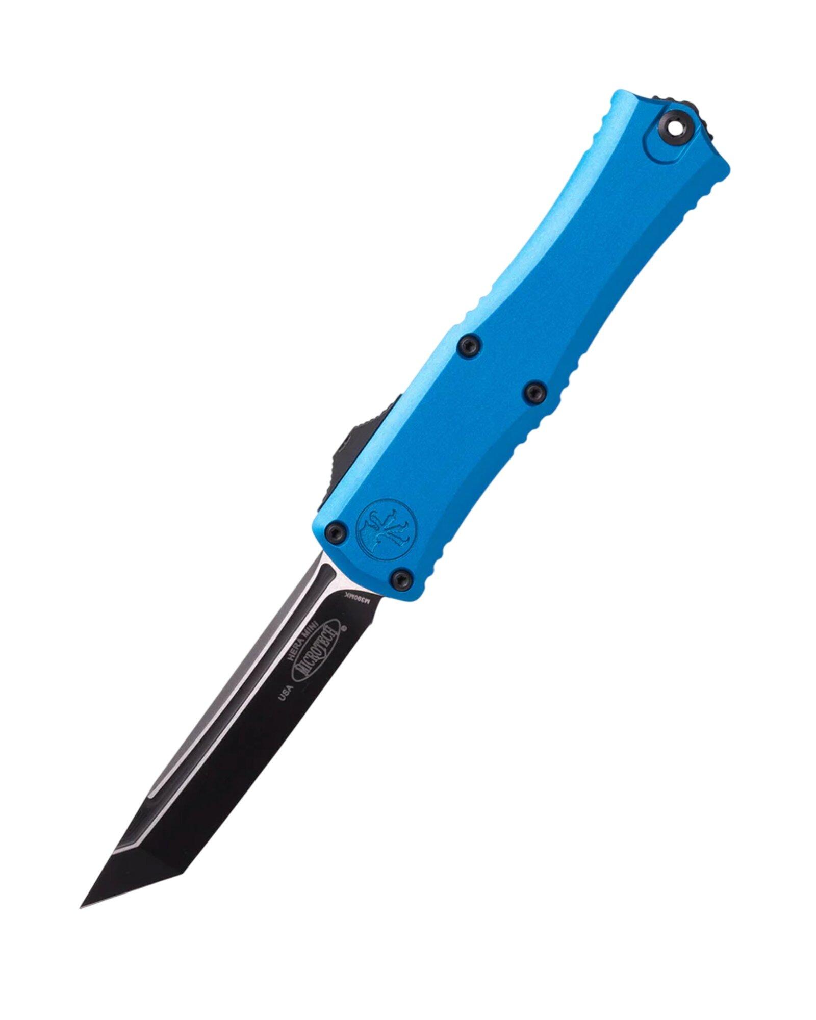 Microtech 1704M-1 Hera II Mini T/E Black OTF Automatic Knife - Microtech