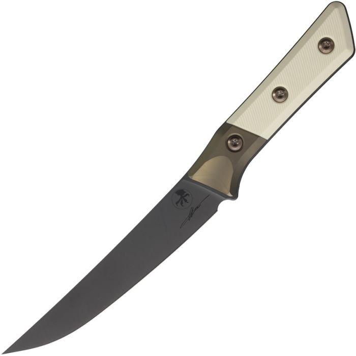 Microtech 3100B-1DLC 6.125" Boning DLC Kitchen Knife - Microtech