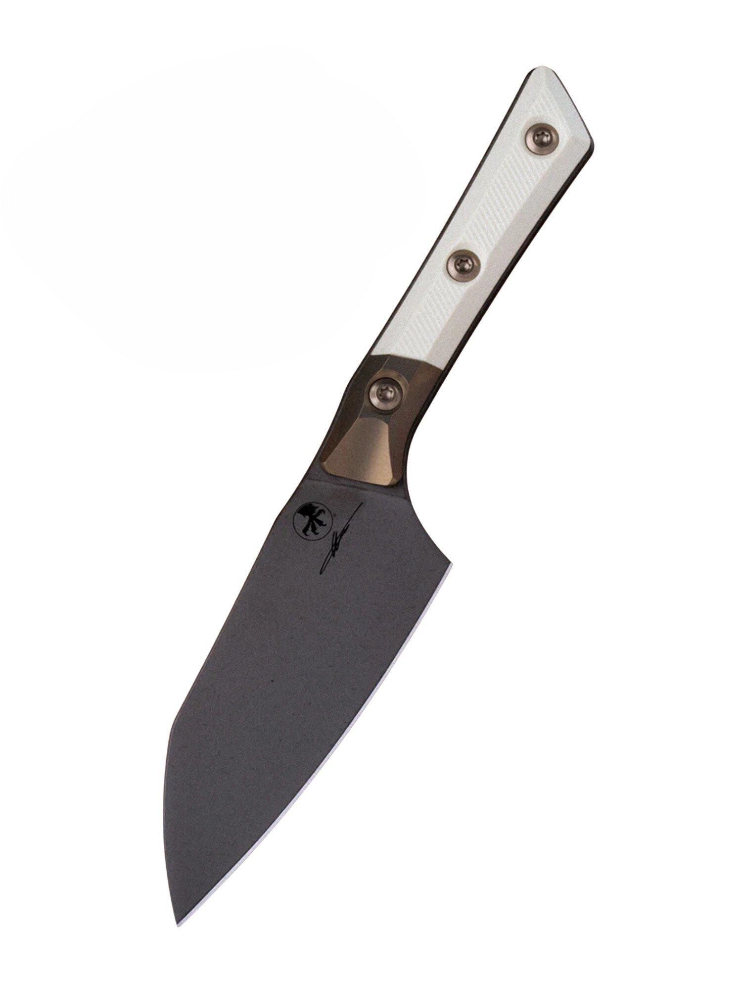Microtech 3300B-1DLC 4.2" Santoku DLC Kitchen Knife - Microtech