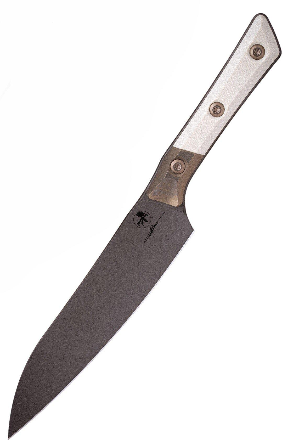 Microtech 3400B-1DLC 6" Utility DLC Kitchen Knife - Microtech