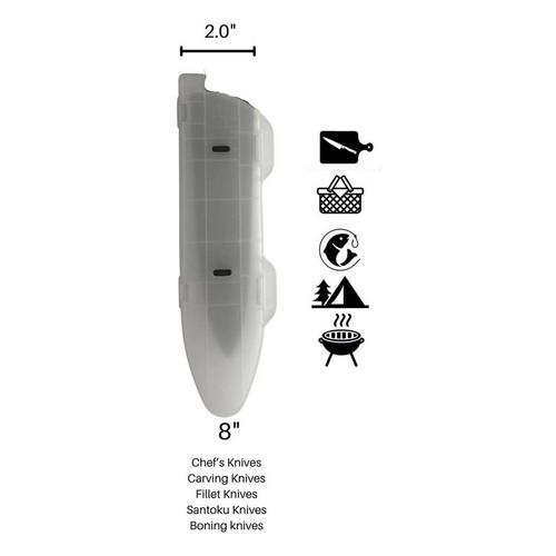 FLI Products FLI Blade Guard 8" Knife Blade Cover Non-Slip Dishwasher Safe Sheath - Primary Image
