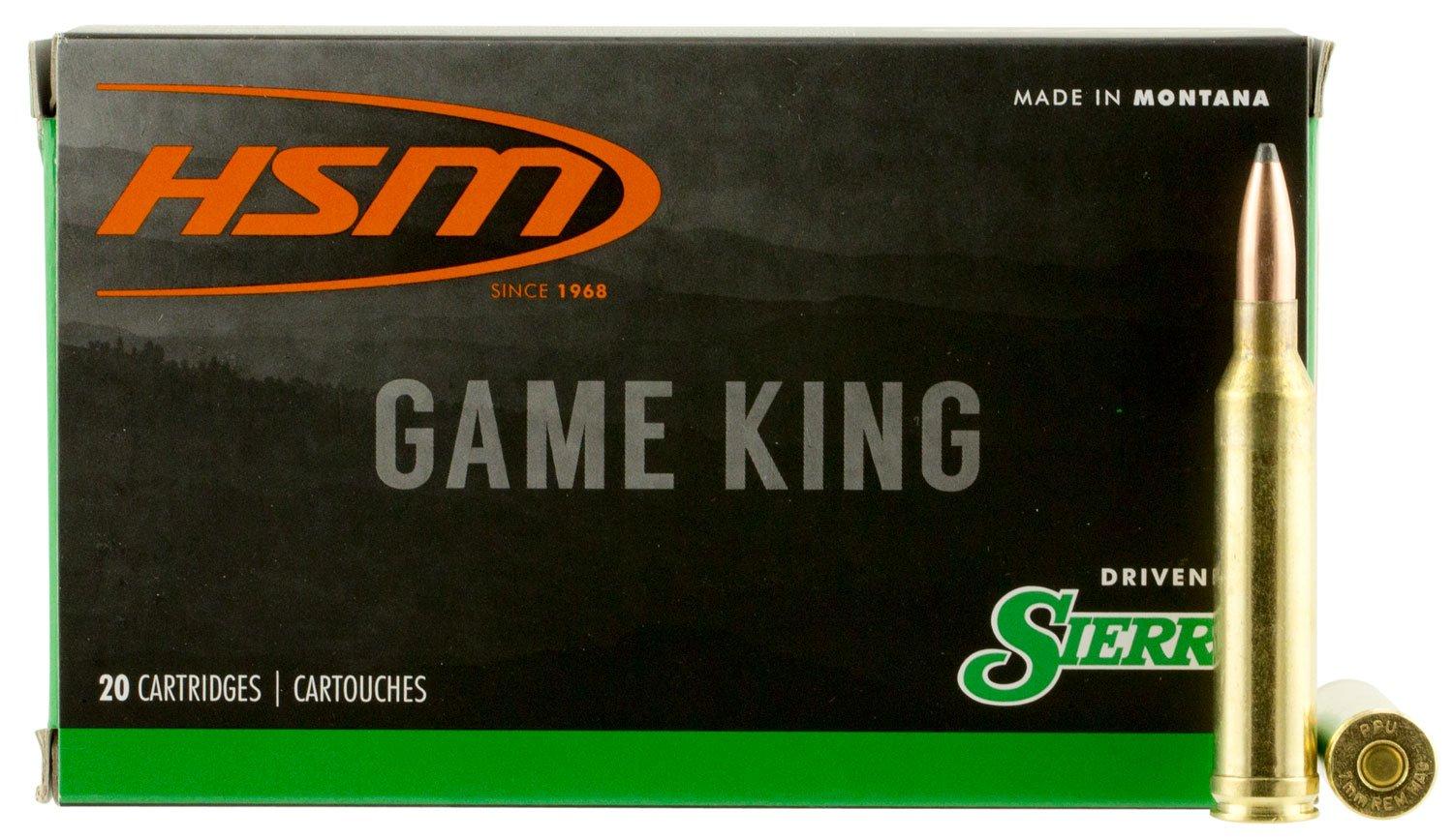 HSM Sierra GameKing 7mm Remington Magnum Rifle Ammunition 20 Round Box