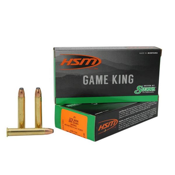 HSM AMMUNITION HSM Sierra Game King Pro Hunter Rifle Ammunition