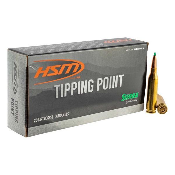 HSM AMMUNITION HSM Tipping Point Sierra GameChanger Rifle Ammunition