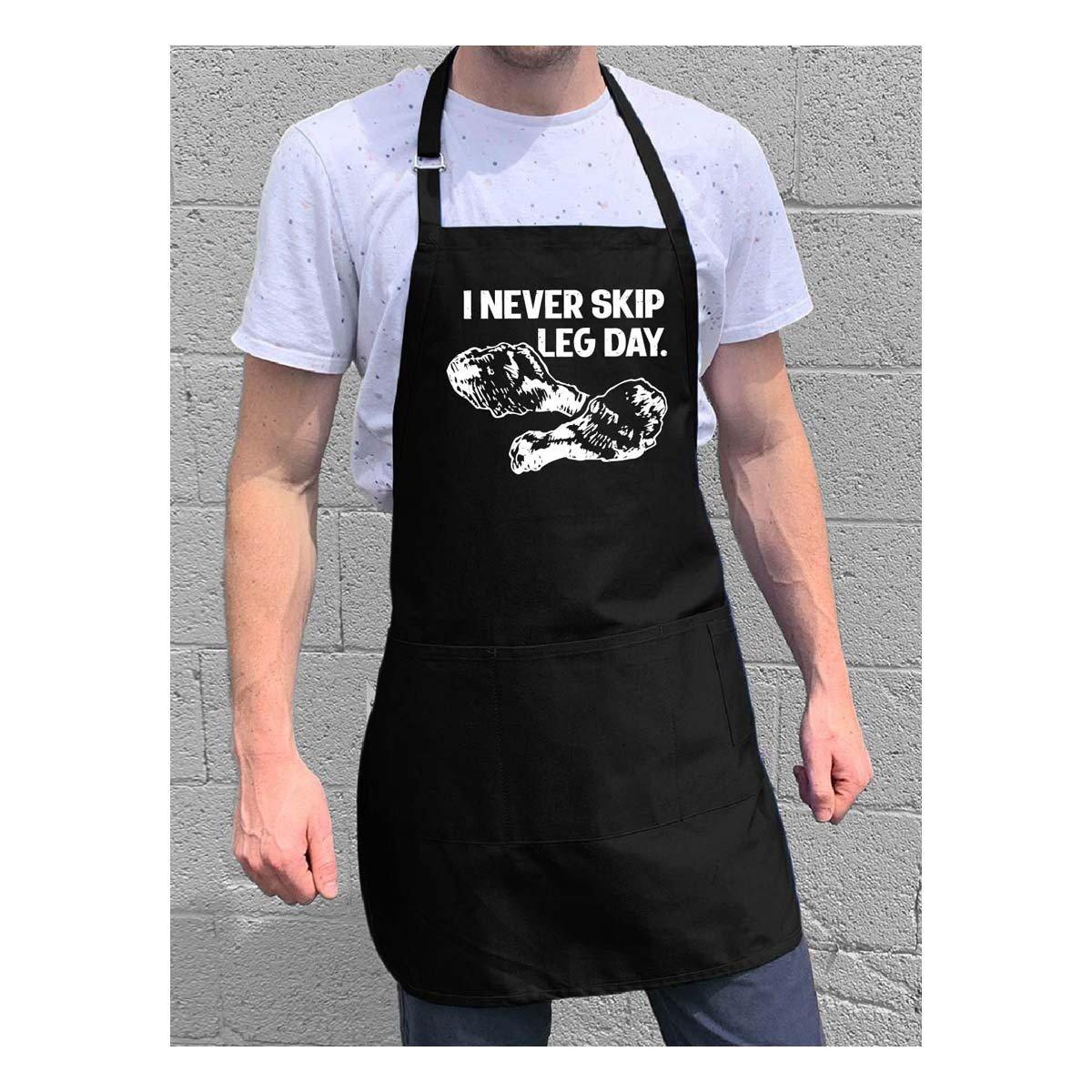 ApronMen I Never Skip Leg Day Apron - ApronMen