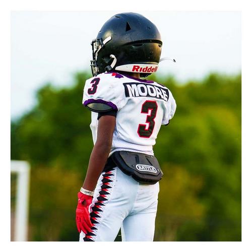 Youth Battle Football Black Back Plate - Primary Image