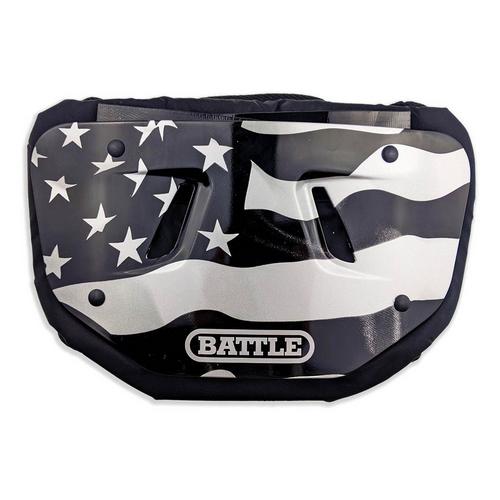 Adult Battle American Flag Chrome 2.0 Football Back Plate - Primary Image
