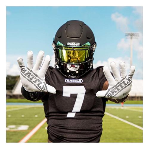 Youth Battle Doom 1.0 Football Receiver Gloves - Primary Image
