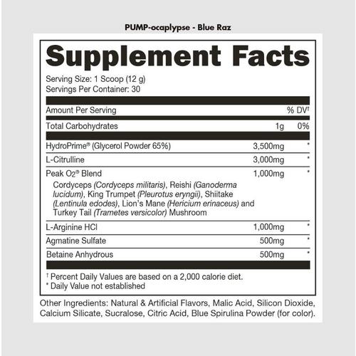 Bucked Up Pump-Ocalypse Supplement - Primary Image