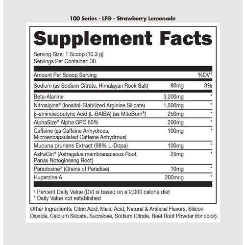 Bucked Up Pre-Workout LFG 100 Series - Primary Image