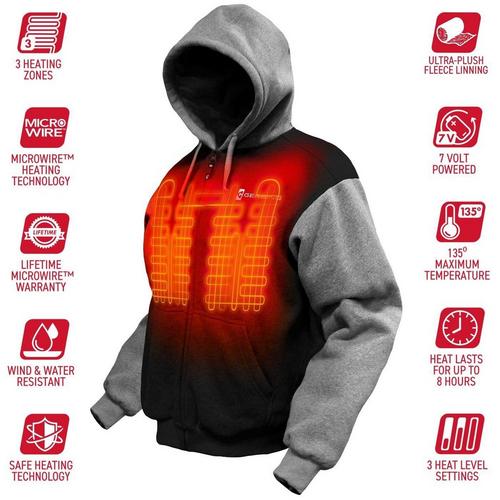 Gerbing 7V Battery Heated Hoodie Full Zip - Primary Image