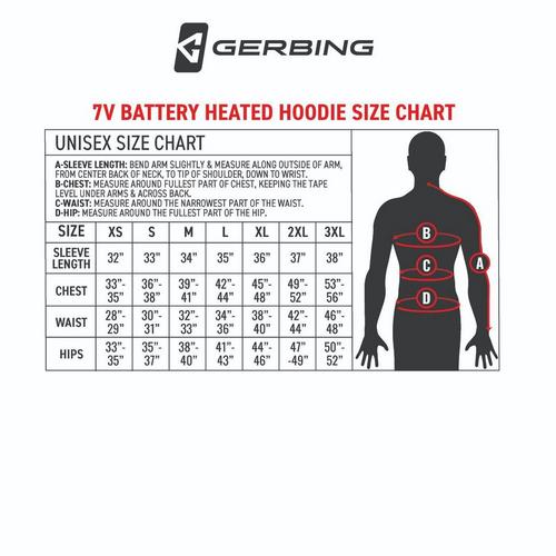 Gerbing 7V Battery Heated Hoodie Full Zip - Primary Image