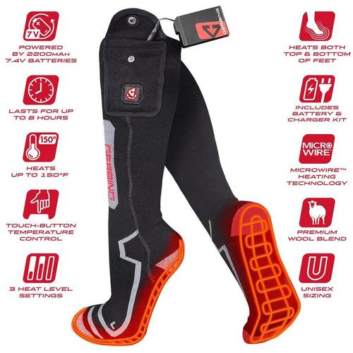 Gerbing 7V Ultimate Wool Heated Knee High Socks - Primary Image