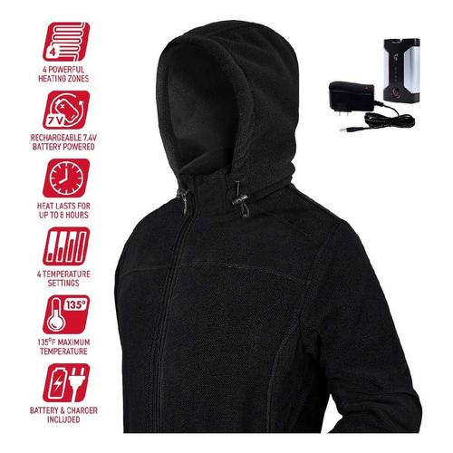 Men's Gerbing 7V Thermite Hooded Fleece Jacket - Primary Image