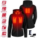 Women's Gerbing 7V Thermite Hooded Fleece Jacket - Thumbnail 3 of 7