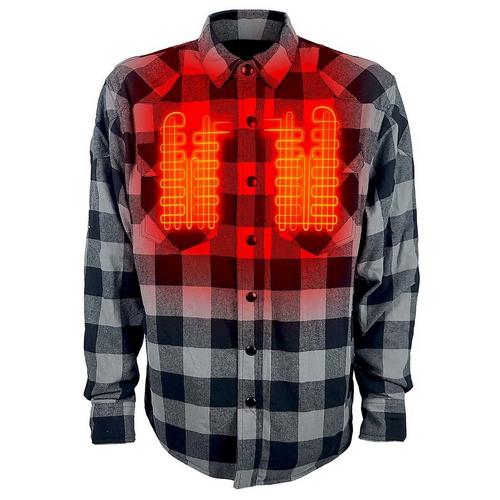 Men's Gerbing 7V Battery Heated Long Sleeve Flannel - Primary Image