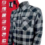 Men's Gerbing 7V Battery Heated Long Sleeve Flannel - Thumbnail 4 of 10