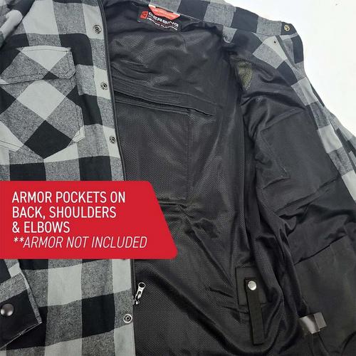 Men's Gerbing 7V Battery Heated Long Sleeve Flannel - Primary Image