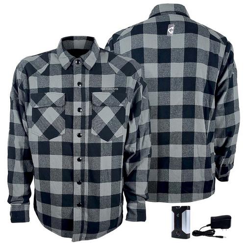 Men's Gerbing 7V Battery Heated Long Sleeve Flannel - Primary Image