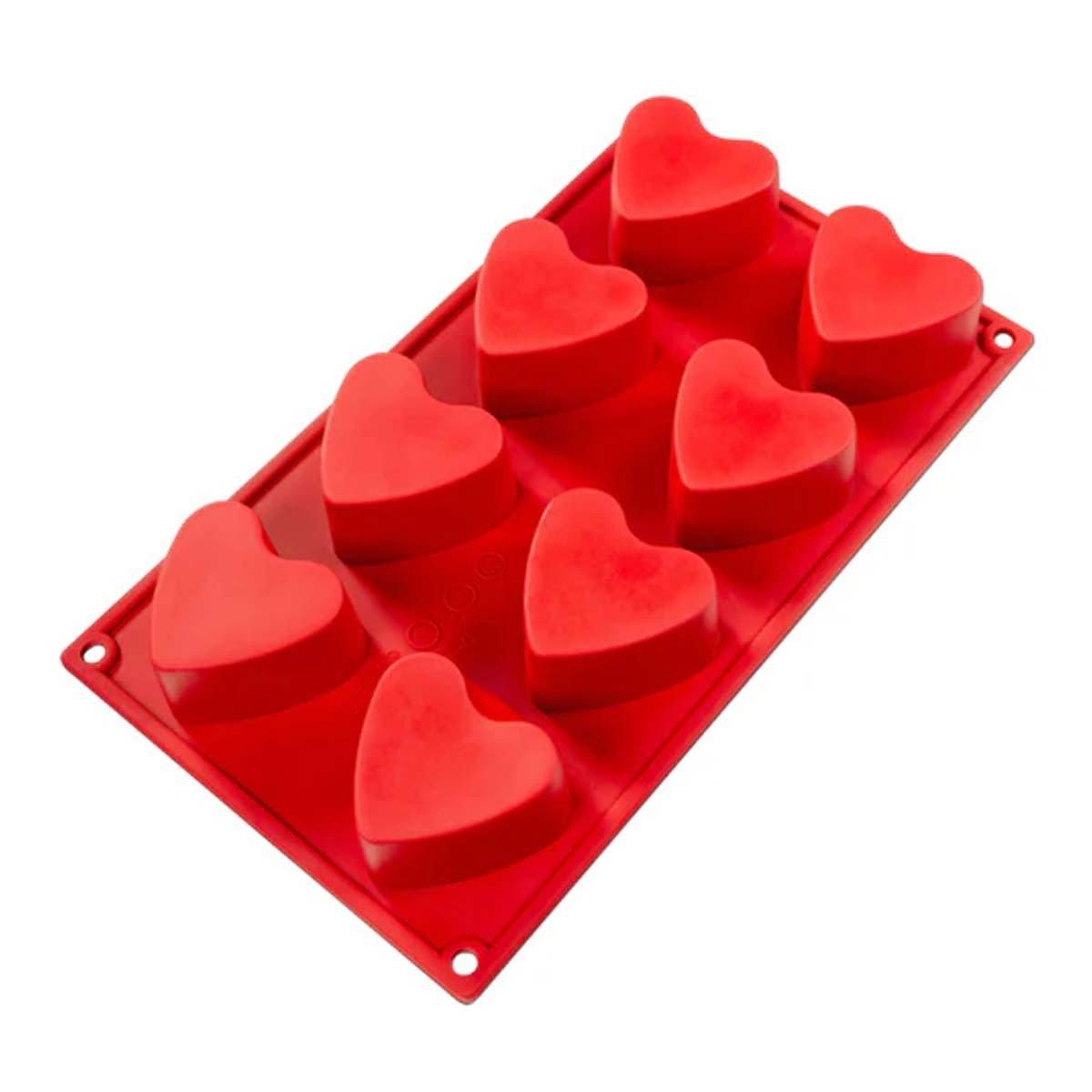 Fat Daddio's Red Silicone Bakeware Half Egg - Fat Daddio's