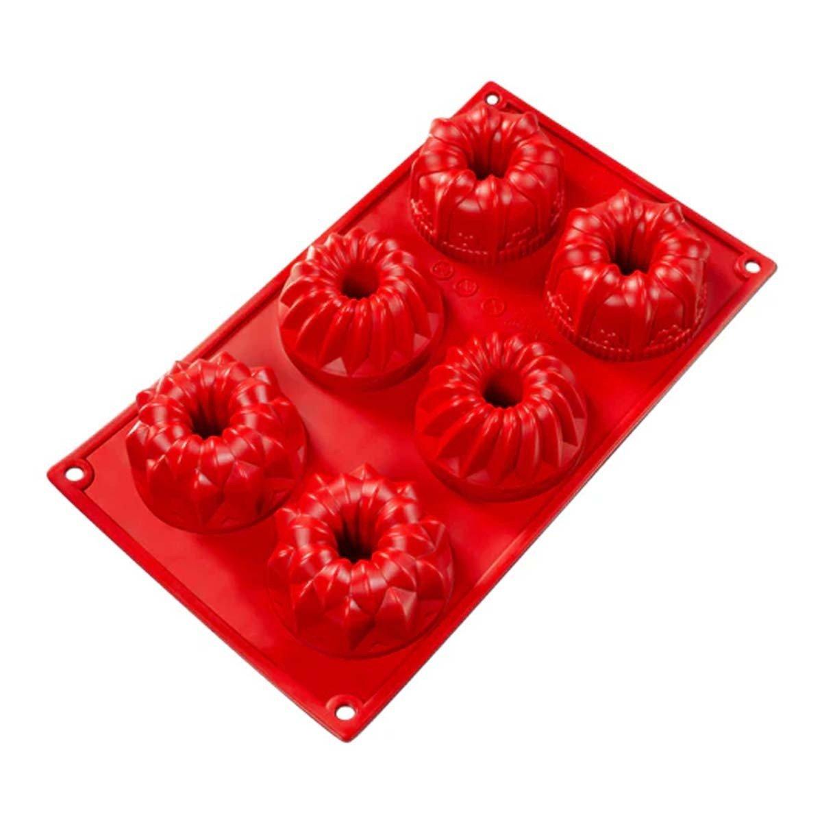 Fat Daddio's Red Silicone Bakeware Half Egg - Fat Daddio's
