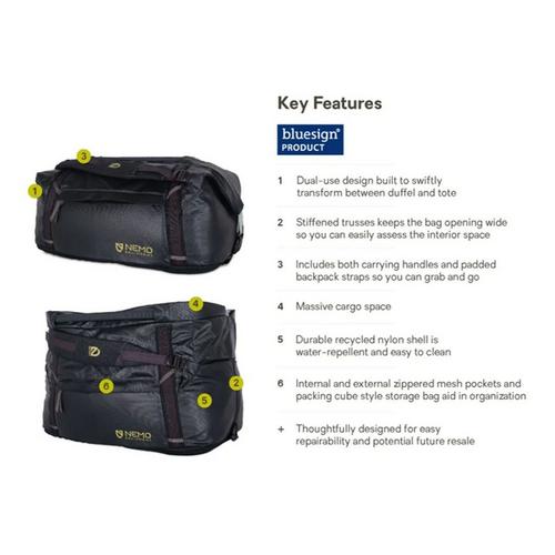 Nemo Double Haul 55L Convertible & Tote Bag Duffel Bag - Primary Image