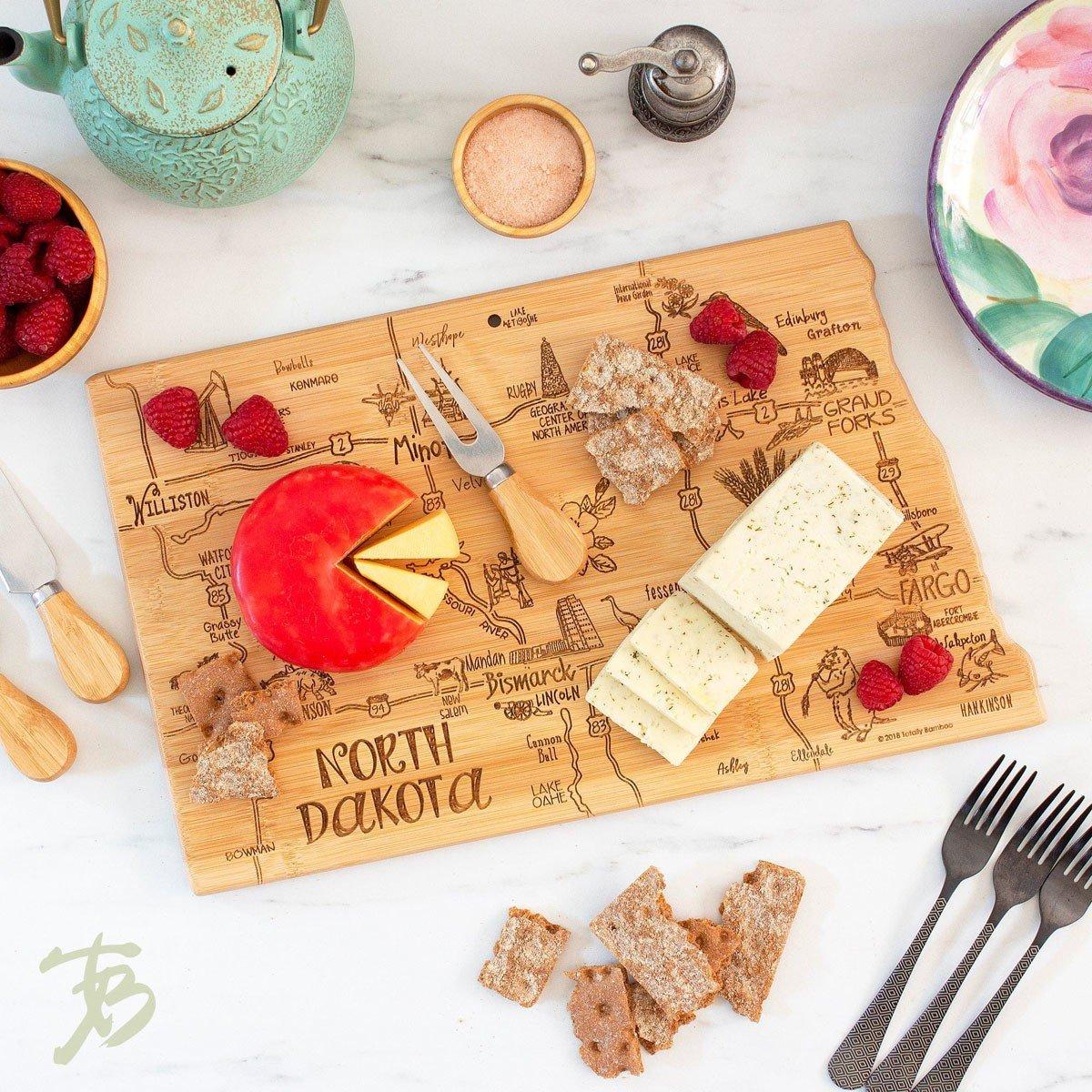 Totally Bamboo A Slice of Life Pennsylvania Cutting Board - Thumbnail 4