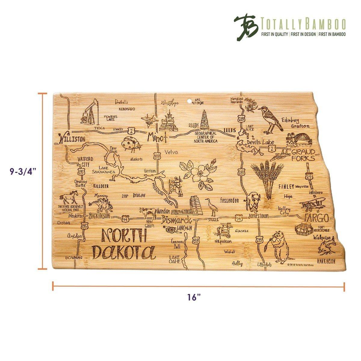 Totally Bamboo A Slice of Life Pennsylvania Cutting Board - Thumbnail 3