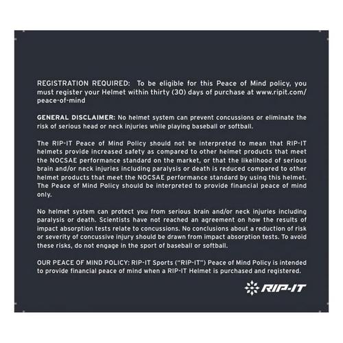 RIP-IT Vision Classic Softball Batting Helmet 2.0 - Primary Image