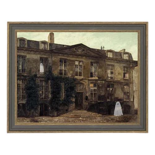 Petal Lane Haunted Mansion Print - Primary Image