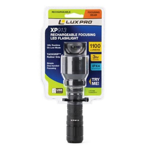 Lux Pro Series 1100 Lumen LED Rechargeable Focus Flashlight - Primary Image