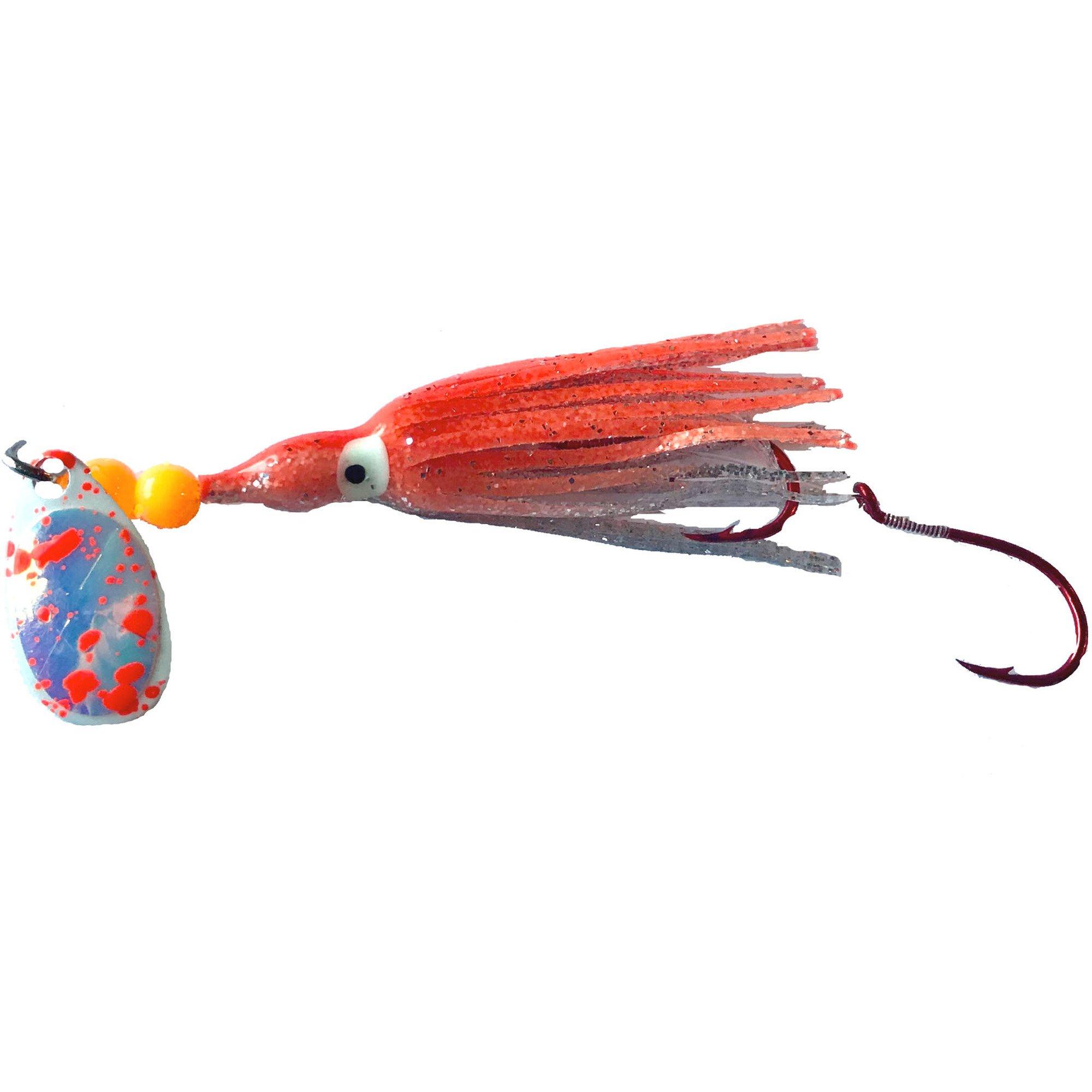 UV Orange Moon Splatter - Rocky Mountain Tackle UV Super Squid