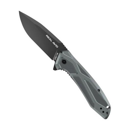 Real Avid RAV-2 Black Oxide Drop Point Folding Pocket Knife - Primary Image