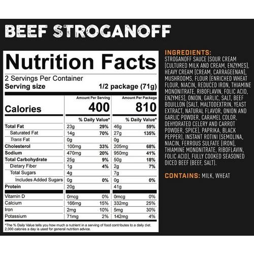 Peak Refuel Beef Stroganoff - Primary Image