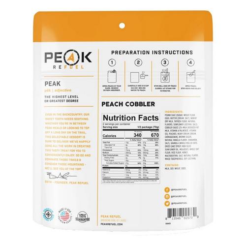Peak Refuel Peach Cobbler - Primary Image