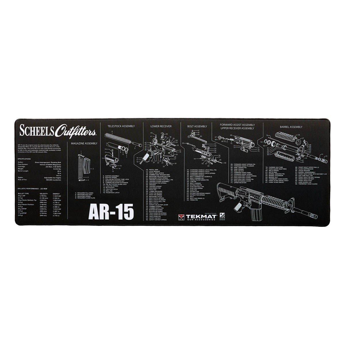 Scheels Outfitters AR-15 TekMat Premium Gun Cleaning Mat - Scheels Outfitters
