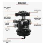 Athlons Midas CF36 Carbon Fiber Tripod - Thumbnail 3 of 4