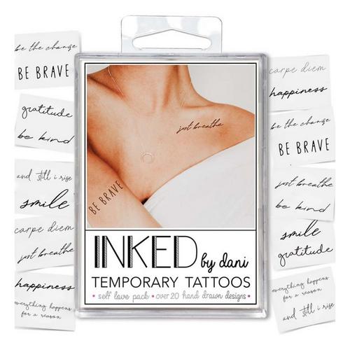 Inked by Dani Self Love Temporary Tattoo Set - Primary Image